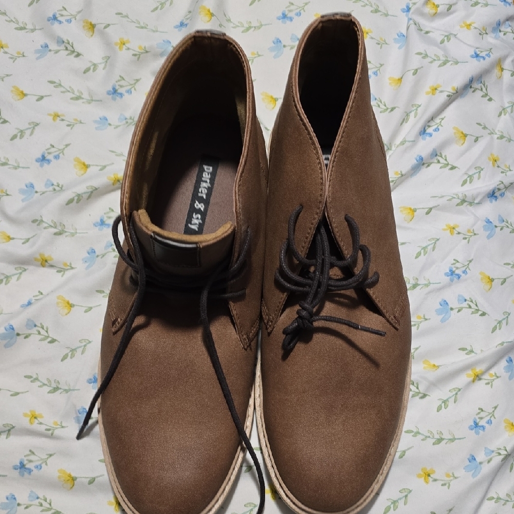 Brown Leather Men's Shoes
